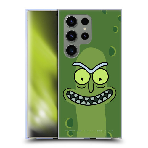 Rick And Morty Season 3 Graphics Pickle Rick Soft Gel Case for Samsung Galaxy S24 Ultra 5G