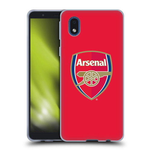 Arsenal FC Crest 2 Full Colour Red Soft Gel Case for Samsung Galaxy A01 Core (2020)
