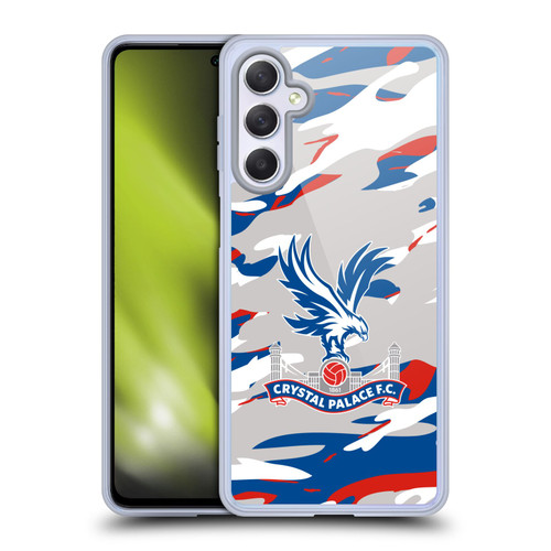 Crystal Palace FC Crest Camouflage Soft Gel Case for Samsung Galaxy M54 5G