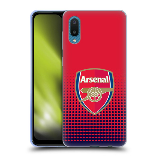 Arsenal FC Crest 2 Fade Soft Gel Case for Samsung Galaxy A02/M02 (2021)
