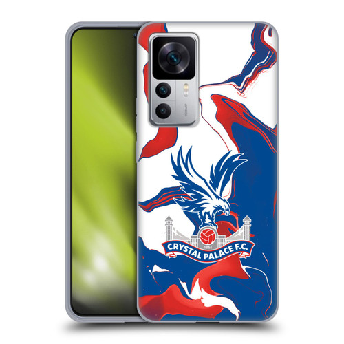 Crystal Palace FC Crest Marble Soft Gel Case for Xiaomi 12T 5G / 12T Pro 5G / Redmi K50 Ultra 5G