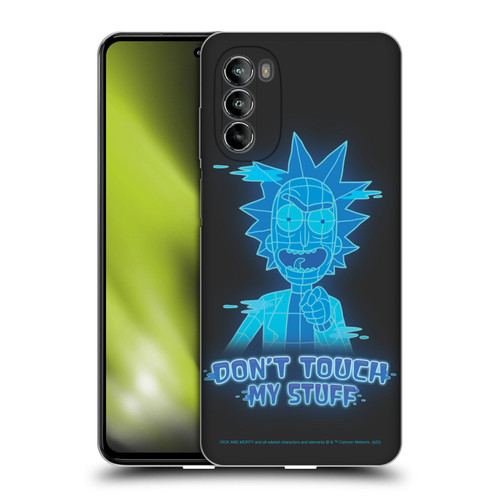 Rick And Morty Season 5 Graphics Don't Touch My Stuff Soft Gel Case for Motorola Moto G82 5G