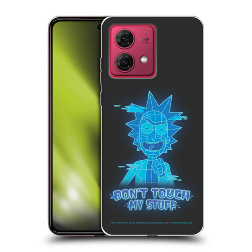 Rick And Morty Season 5 Graphics Don't Touch My Stuff Soft Gel Case for Motorola Moto G84 5G