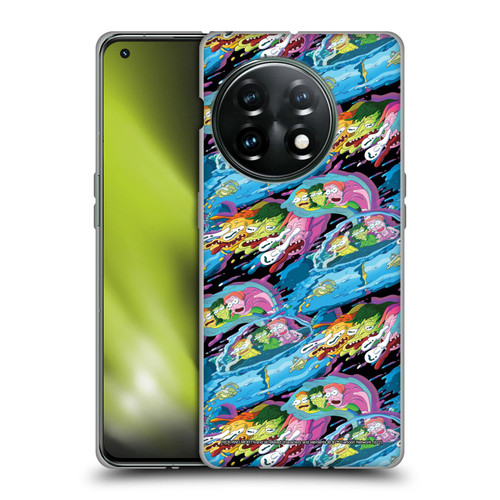 Rick And Morty Season 5 Graphics Warp Pattern Soft Gel Case for OnePlus 11 5G