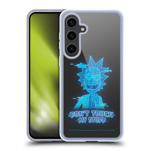 Rick And Morty Season 5 Graphics Don't Touch My Stuff Soft Gel Case for Samsung Galaxy S24+ 5G