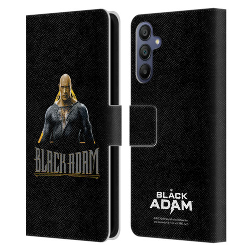 Black Adam Graphics Black Adam Leather Book Wallet Case Cover For Samsung Galaxy A15