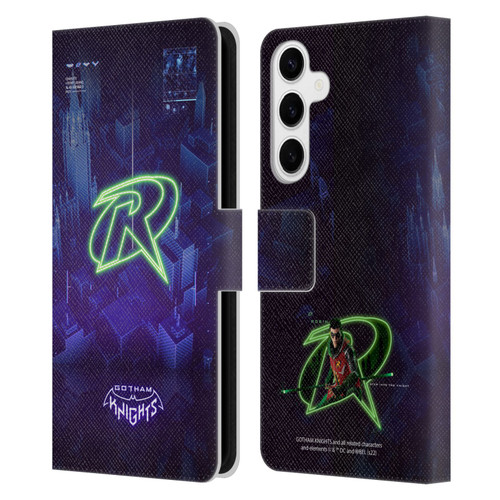 Gotham Knights Character Art Robin Leather Book Wallet Case Cover For Samsung Galaxy S24+ 5G