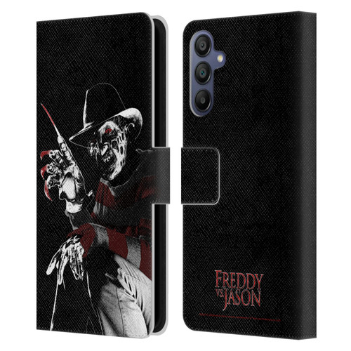 Freddy VS. Jason Graphics Freddy Leather Book Wallet Case Cover For Samsung Galaxy A15