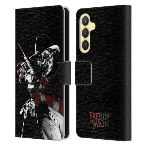 Freddy VS. Jason Graphics Freddy Leather Book Wallet Case Cover For Samsung Galaxy S23 FE 5G