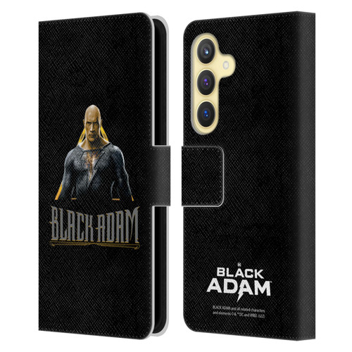 Black Adam Graphics Black Adam Leather Book Wallet Case Cover For Samsung Galaxy S24 5G
