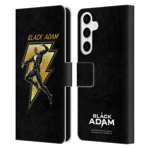 Black Adam Graphics Black Adam 2 Leather Book Wallet Case Cover For Samsung Galaxy S24+ 5G