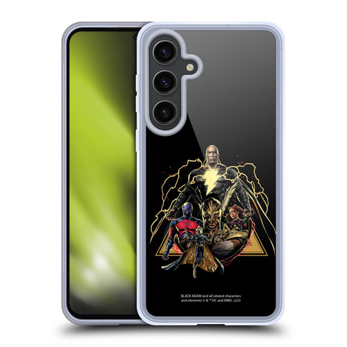 Black Adam Graphics Group Soft Gel Case for Samsung Galaxy S24+ 5G
