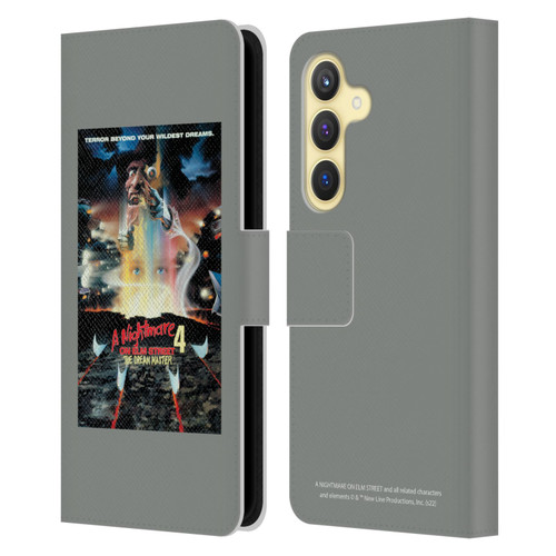 A Nightmare On Elm Street 4 The Dream Master Graphics Poster Leather Book Wallet Case Cover For Samsung Galaxy S24 5G