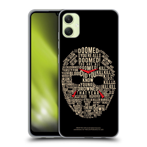 Friday the 13th 1980 Graphics Typography Soft Gel Case for Samsung Galaxy A05