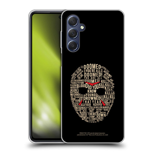 Friday the 13th 1980 Graphics Typography Soft Gel Case for Samsung Galaxy M54 5G