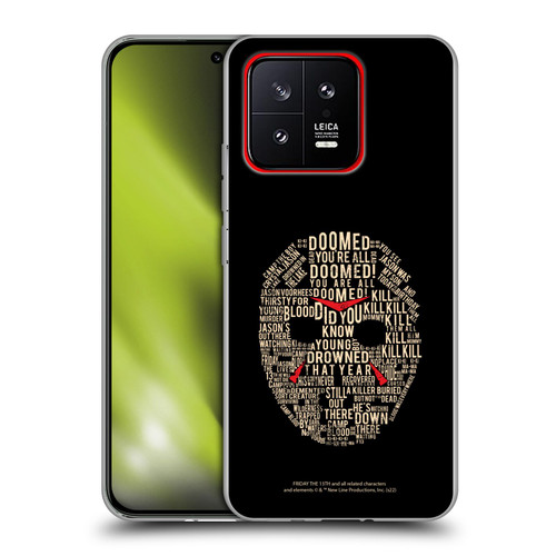 Friday the 13th 1980 Graphics Typography Soft Gel Case for Xiaomi 13 5G