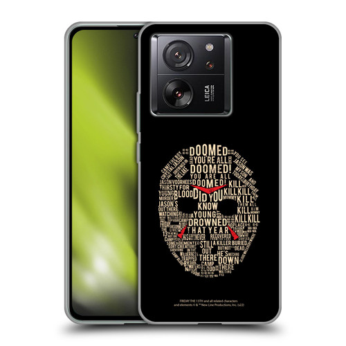Friday the 13th 1980 Graphics Typography Soft Gel Case for Xiaomi 13T 5G / 13T Pro 5G