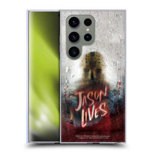 Friday the 13th Part VI Jason Lives Key Art Poster 2 Soft Gel Case for Samsung Galaxy S24 Ultra 5G