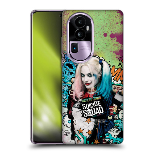 Suicide Squad 2016 Graphics Harley Quinn Poster Soft Gel Case for OPPO Reno10 Pro+