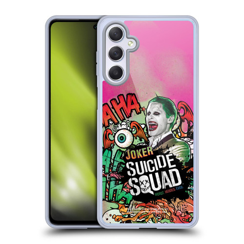 Suicide Squad 2016 Graphics Joker Poster Soft Gel Case for Samsung Galaxy M54 5G