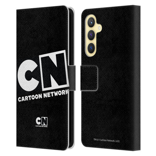 Cartoon Network Logo Oversized Leather Book Wallet Case Cover For Samsung Galaxy S23 FE 5G
