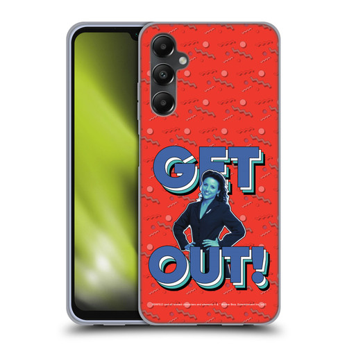 Seinfeld Graphics Get Out! Soft Gel Case for Samsung Galaxy A05s