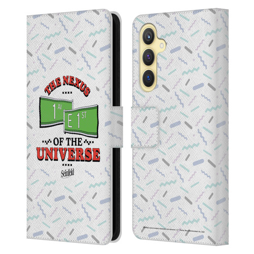 Seinfeld Graphics Nexus Of The Universe Leather Book Wallet Case Cover For Samsung Galaxy S23 FE 5G