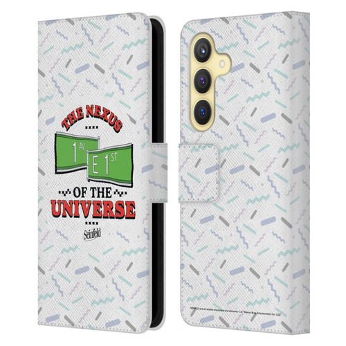 Seinfeld Graphics Nexus Of The Universe Leather Book Wallet Case Cover For Samsung Galaxy S24 5G