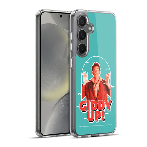 Seinfeld Graphics Giddy Up! Soft Gel Case for Samsung Galaxy S24+ 5G & MagSafe