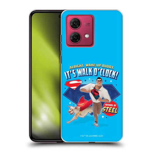 DC League Of Super Pets Graphics It's Walk O' Clock Soft Gel Case for Motorola Moto G84 5G