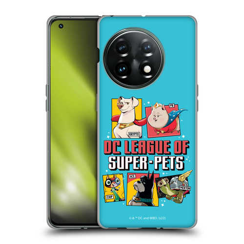 DC League Of Super Pets Graphics Characters 2 Soft Gel Case for OnePlus 11 5G