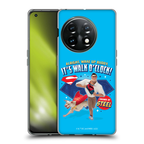 DC League Of Super Pets Graphics It's Walk O' Clock Soft Gel Case for OnePlus 11 5G