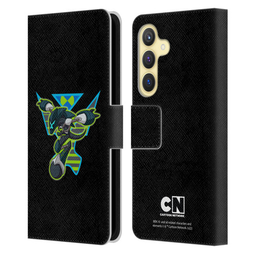 Ben 10: Animated Series Graphics Alien Leather Book Wallet Case Cover For Samsung Galaxy S24 5G