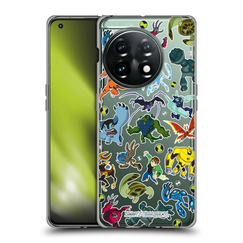 Ben 10: Ultimate Alien Graphics Alien Pattern Soft Gel Case for OnePlus 11 5G