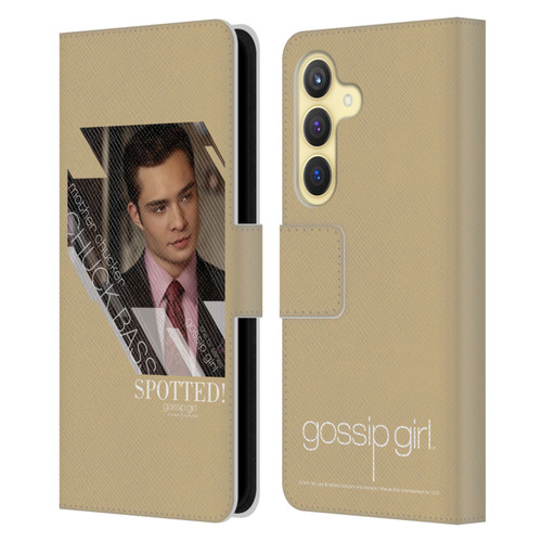 Gossip Girl Graphics Chuck Leather Book Wallet Case Cover For Samsung Galaxy S24 5G