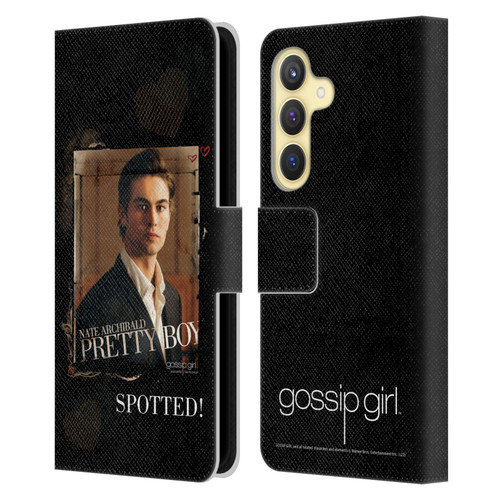 Gossip Girl Graphics Nate Leather Book Wallet Case Cover For Samsung Galaxy S24 5G