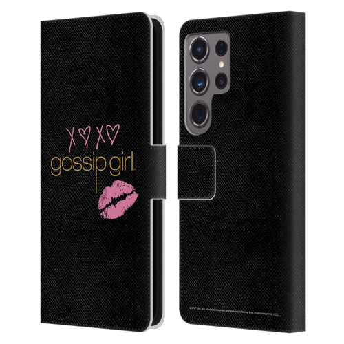 Gossip Girl Graphics XOXO Leather Book Wallet Case Cover For Samsung Galaxy S24 Ultra 5G