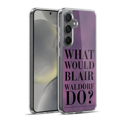 Gossip Girl Graphics What Would Blair Soft Gel Case for Samsung Galaxy S24+ 5G & MagSafe
