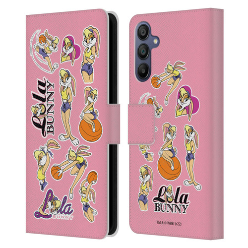 Space Jam (1996) Graphics Lola Bunny Leather Book Wallet Case Cover For Samsung Galaxy A15