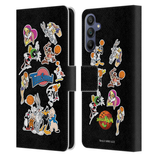 Space Jam (1996) Graphics Tune Squad Leather Book Wallet Case Cover For Samsung Galaxy A15