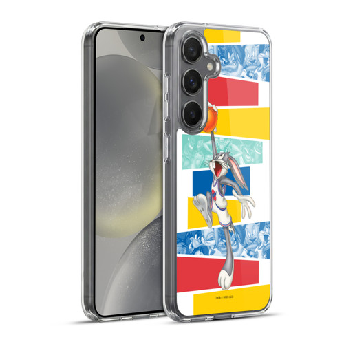 Space Jam (1996) Graphics Bugs Bunny Soft Gel Case for Samsung Galaxy S24+ 5G & MagSafe