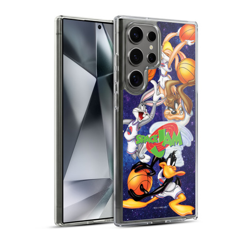 Space Jam (1996) Graphics Poster Soft Gel Case for Samsung Galaxy S24 Ultra 5G & MagSafe