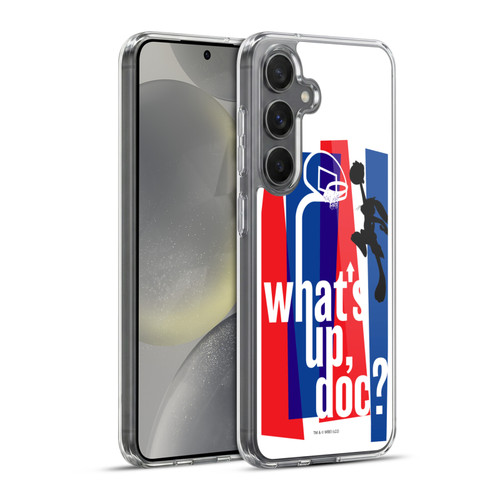 Space Jam (1996) Graphics What's Up Doc? Soft Gel Case for Samsung Galaxy S24+ 5G & MagSafe