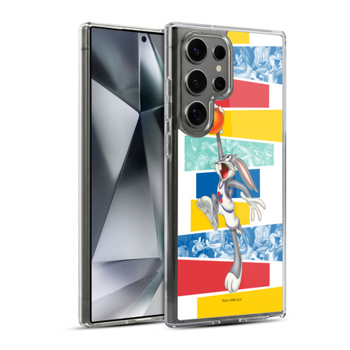 Space Jam (1996) Graphics Bugs Bunny Soft Gel Case for Samsung Galaxy S24 Ultra 5G & MagSafe