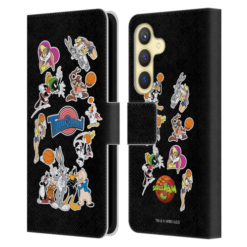 Space Jam (1996) Graphics Tune Squad Leather Book Wallet Case Cover For Samsung Galaxy S24 5G