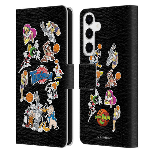 Space Jam (1996) Graphics Tune Squad Leather Book Wallet Case Cover For Samsung Galaxy S24+ 5G
