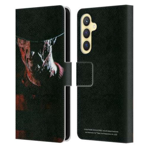 A Nightmare On Elm Street (1984) Graphics Freddy Leather Book Wallet Case Cover For Samsung Galaxy S23 FE 5G