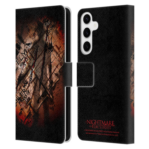A Nightmare On Elm Street (2010) Graphics Freddy Boiler Room Leather Book Wallet Case Cover For Samsung Galaxy S24+ 5G