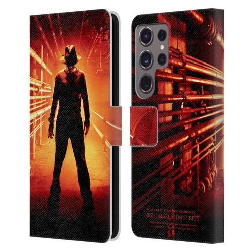 A Nightmare On Elm Street (2010) Graphics Freddy Poster Leather Book Wallet Case Cover For Samsung Galaxy S24 Ultra 5G