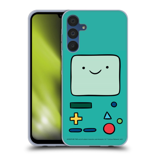 Adventure Time Graphics BMO Soft Gel Case for Samsung Galaxy A15